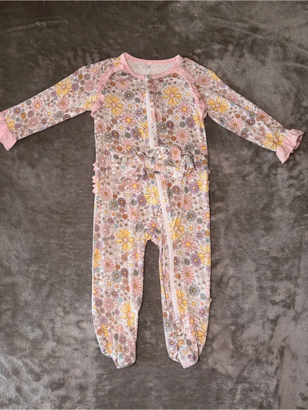 Milkberry floral footies 6-9M